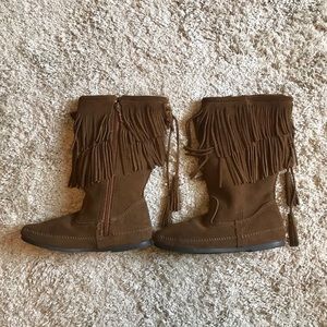 Minnetonka Fringe Boots